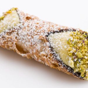 Italian Cannoli with Pistachio filling